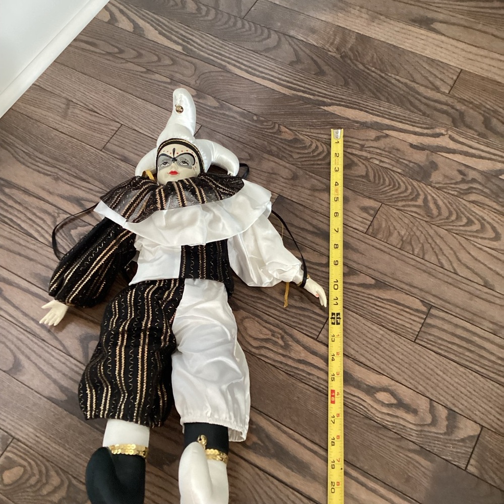 BB Dakota Porcelain Doll with Black and Gold Details